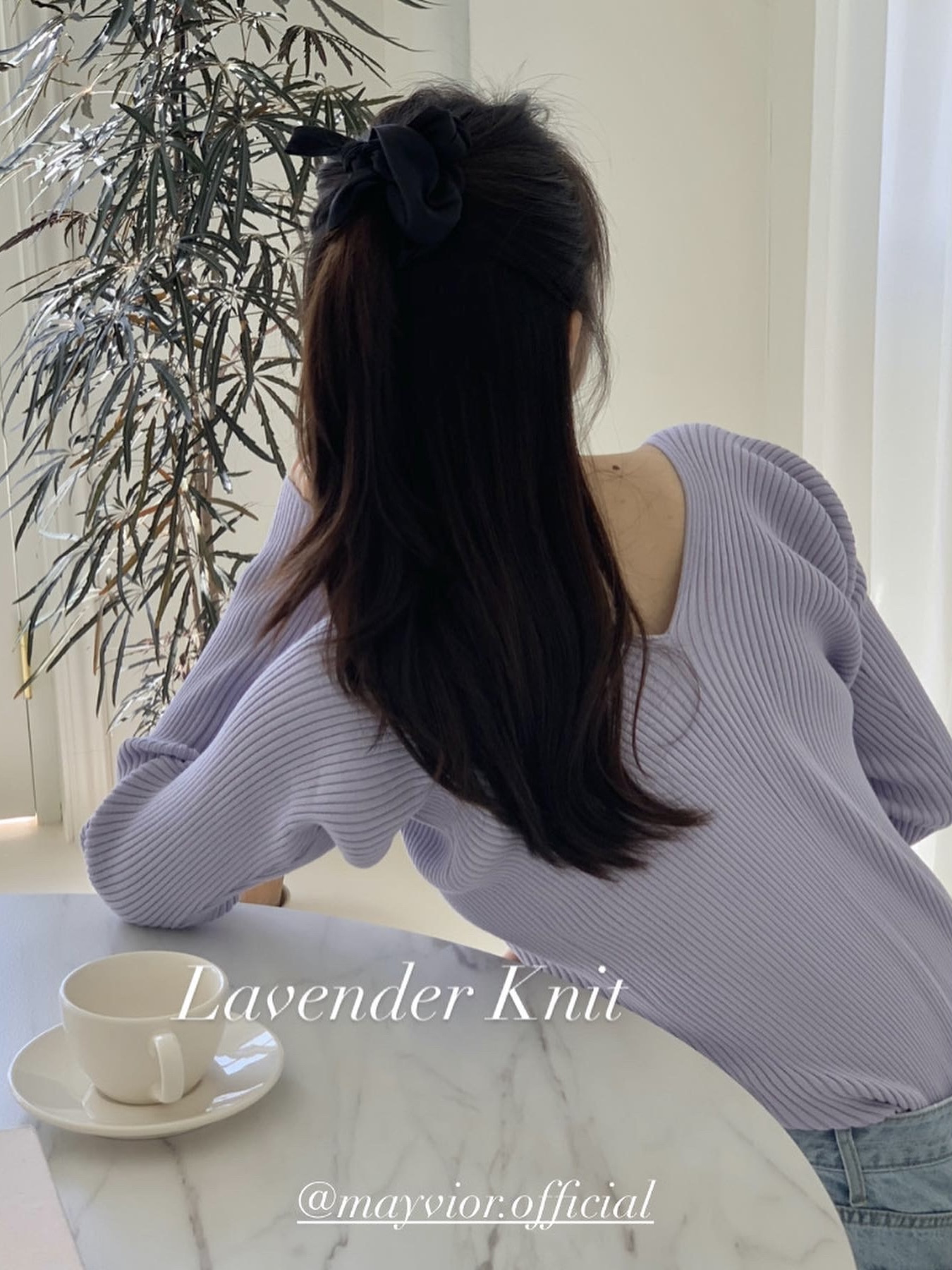 Lavender Knit