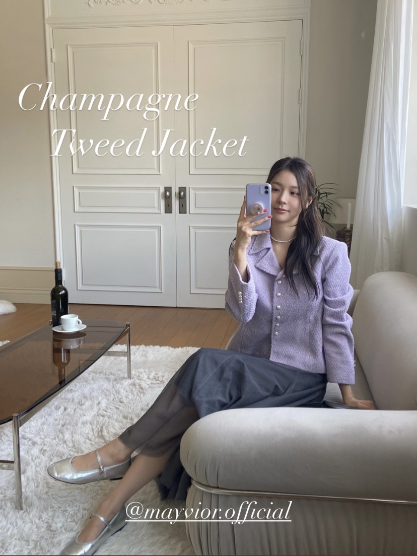 Champagne Tweed Jacket