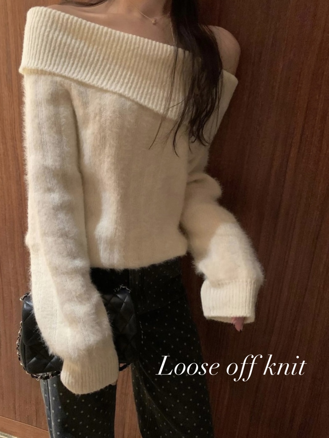 Loose off knit
